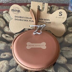 Mine Collapsible Dog Bowl in Brown